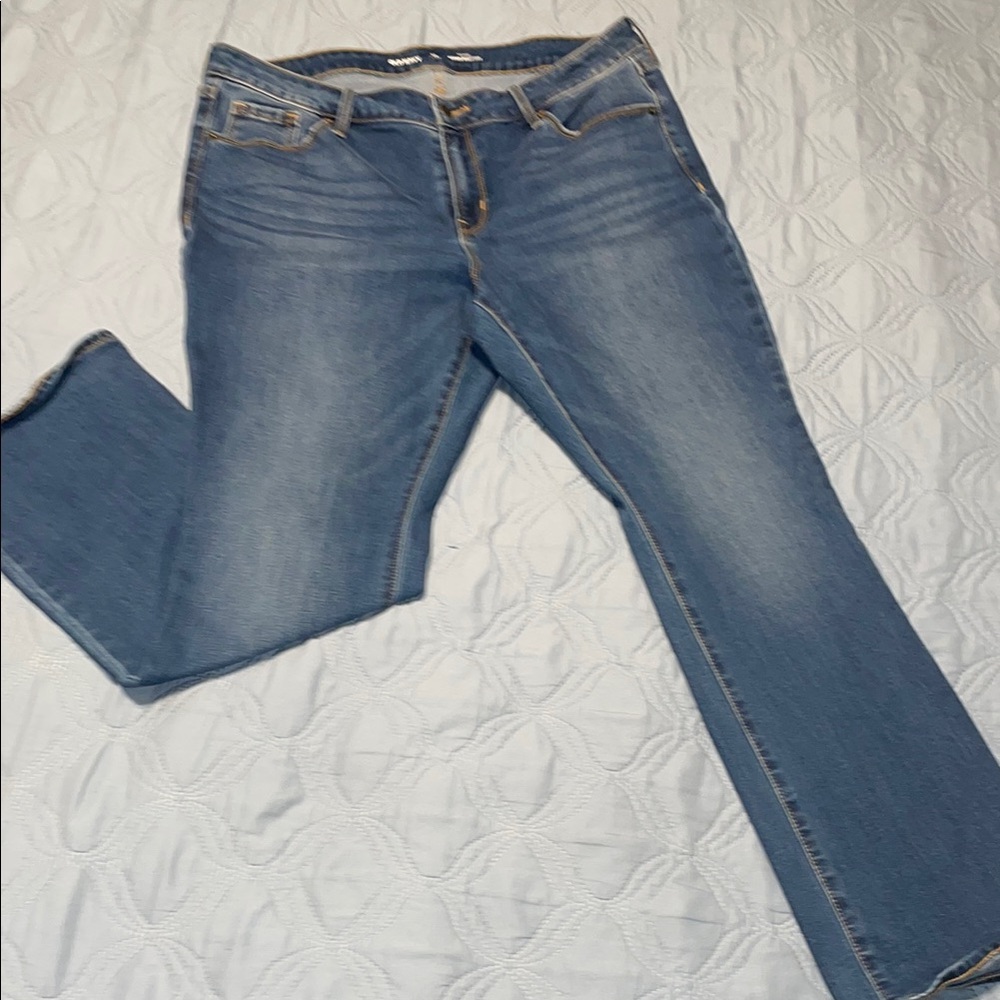 Old Navy Women's Straight Leg Blue Jeans